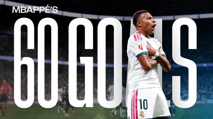 Los 60 goles de Kylian Mbappé en LALIGA