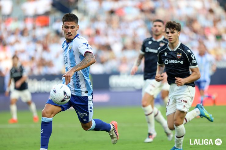 Málaga CF y Levante UD se reparten los puntos en La Rosaleda