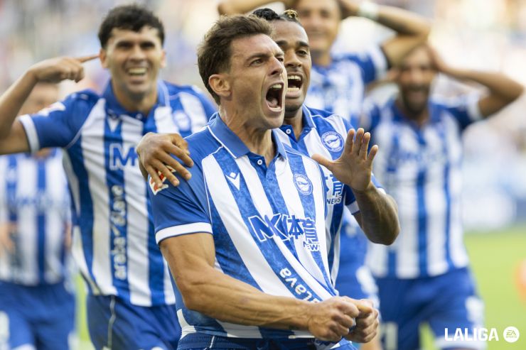 Lucas Boyé impulsa la fiesta goleadora del Alavés