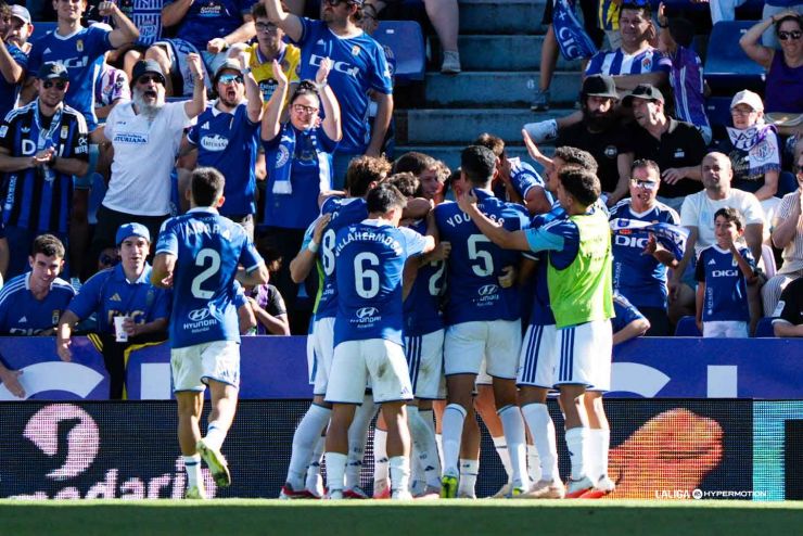 El Real Oviedo se lleva los tres puntos de Pucela