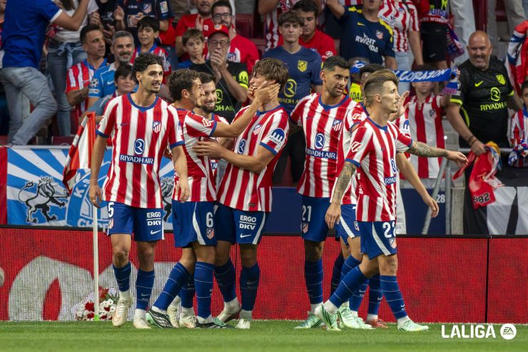 Goleada del Atlético de Madrid para dejar los tres puntos en el Metropolitano
