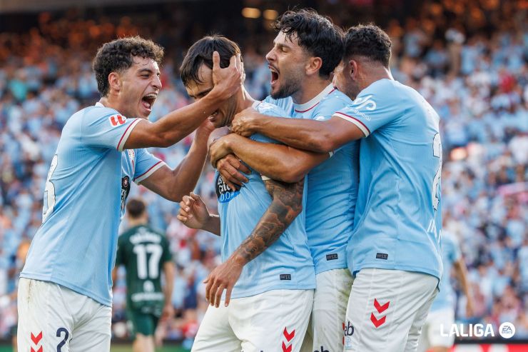 El Celta consigue su primer triunfo en LALIGA con goleada frente al Racing