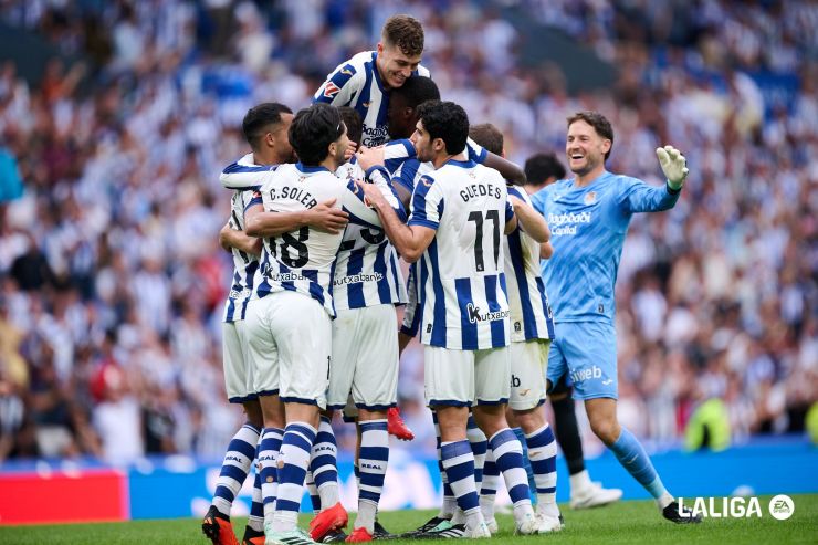 Del 3-0 a sufrir hasta el final: la Real Sociedad sobrevive al empuje del RC Deportivo