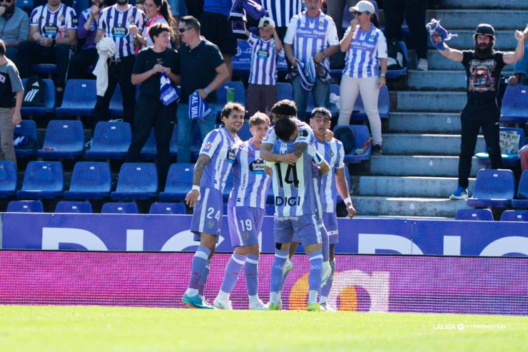 El Real Valladolid muestra su poder ofensivo