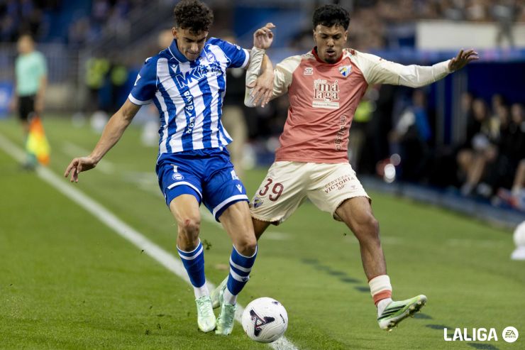 Reparto de puntos entre el Deportivo Alavés y el Málaga CF