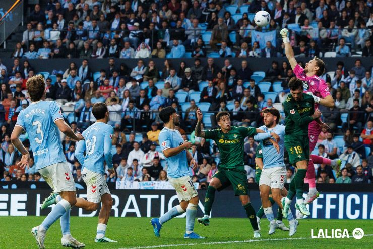 Celta y Betis se reparten los puntos en un duelo sin goles en Balaídos
