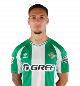 Zebra, representing Antony dos Santos, top scorer of Real Betis